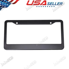 Real License Plate Protector Unbreakable Plastic Frame Shield Frame Tag Cover