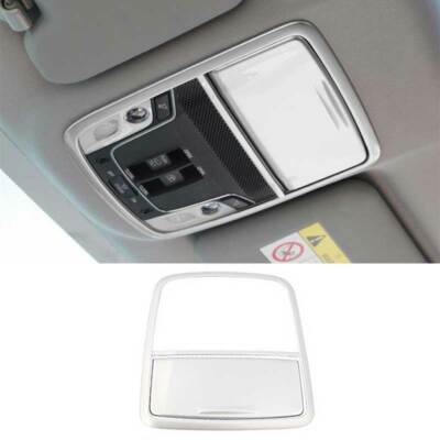 Fit For Honda CRV CR-V  17-22 Matte Silver Front Reading Lamp Frame Cover Trim