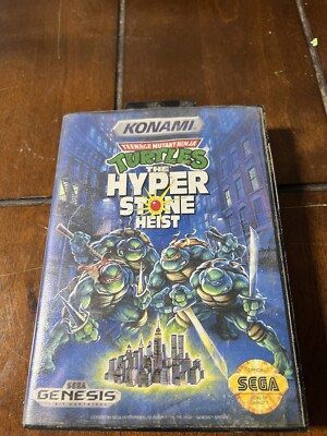 TMNT Hyperstone Heist. SEGA Genesis. Good Condition. Complete.