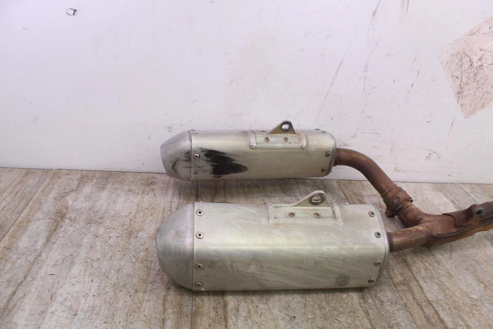 Honda CRF250R 2016 silenciador doble silenciador cabezal sistema de escape - OEM Foto 2 de 4