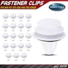 20Pcs 9.5mm Nylon Door Panel Trim Retainer Clips with Sealer for BMW F07 F10 E70