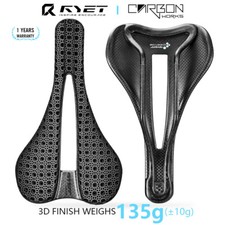 Carbon 3D Printed Bike Saddle 240x140MM Superlight 7x9mm For Road MTB Gravel