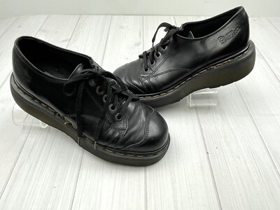Dr.Martens / シューズ/US9/BLK/レザー Dr. Martens 8651 Shoes Chunky Black Platform Oxford Lace Up