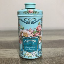 Vintage California Perfume Co 1977 Avon Talcum Powder EMPTY Advertising Tin