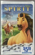 Spirit Stallion of the Cimarron VHS 2002 New Sealed Animated Horse Dream Works