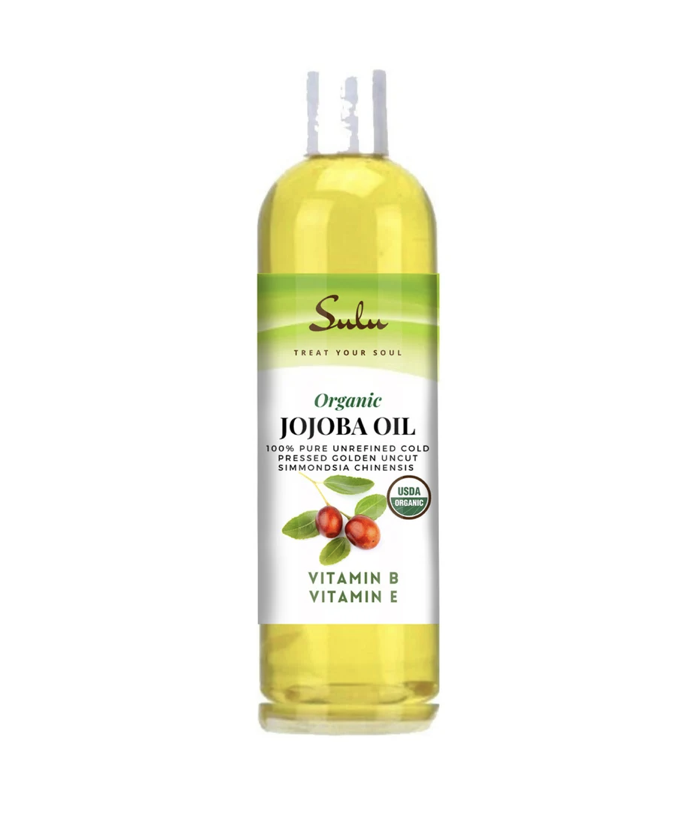 Organic Cold-Pressed 100% Pure Golden Jojoba Oil Unrefined