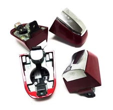 Door Handle Bezel Red Passion Chrome 2015-2019 Escalade Tahoe Sierra Yukon 