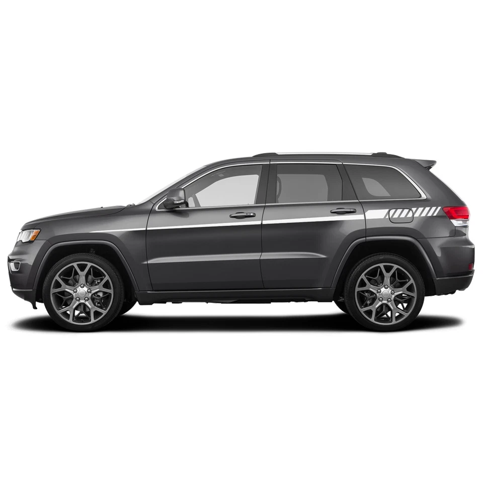 Calcomanía adhesiva gráfica a rayas línea puerta superior compatible con Jeep Grand Cherokee Foto 3 de 3