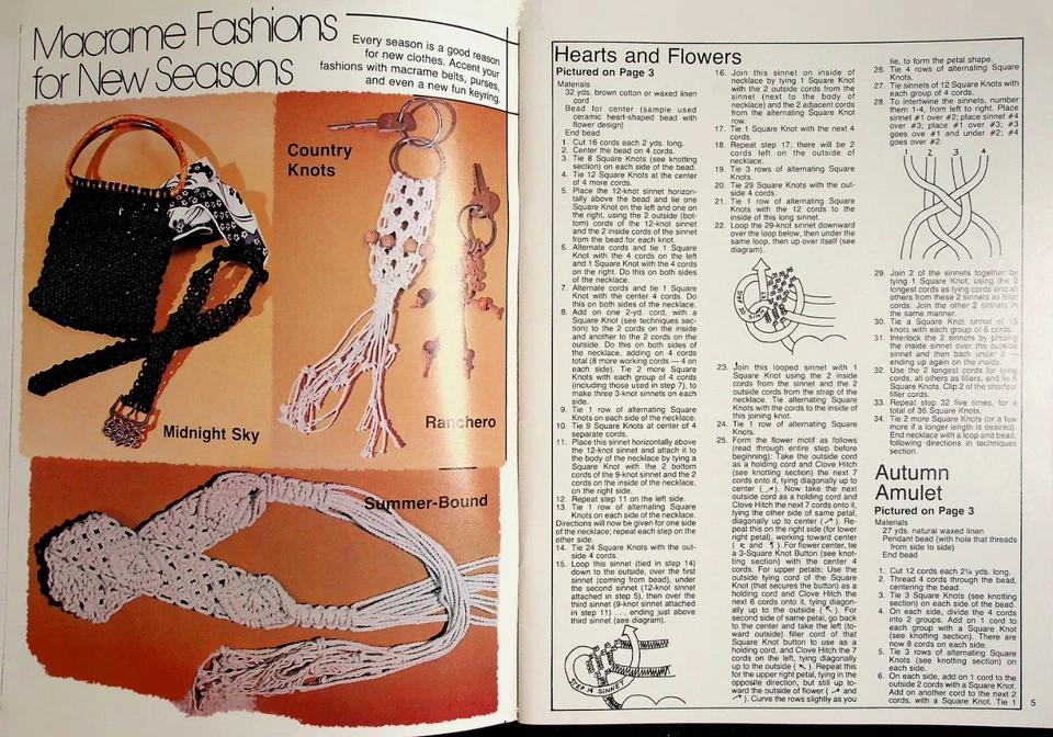 Macramé For All Seasons Vol II All Rooms Home Decorating Patterns By Craft Pub - Image 3 of 4