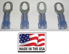  50 16-14 BLUE NYLON RING MULTI SIZE 6 8 10 ELECTRICAL CONNECTOR MADE IN USA