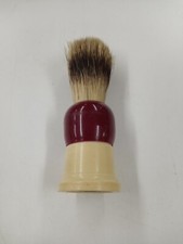 Vintage Erskine Sterilized Set in Rubber Red and Cream Color Shaving Brush