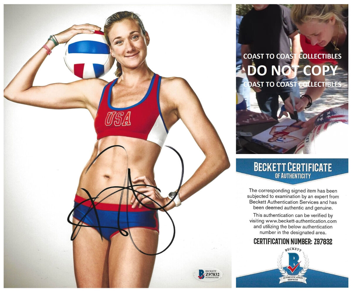 Kerri Walsh Jennings USA Beach Volleyball player signed autographed 8x10 photo proof Beckett COA Kerri Walsh Jennings USA Beach Volleyball player signed autographed 8x10 photo proof Beckett COA