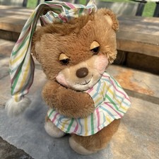 Vintage Fisher-Price Teddy Beddy Bear Bedtime Plush Sleepy Pajama Plush