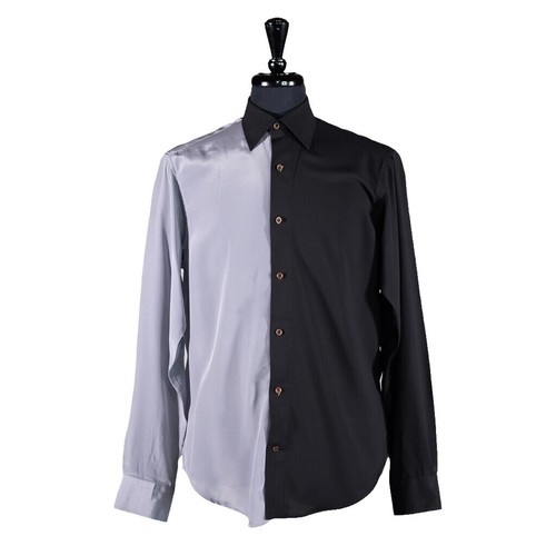 SS20 SUPREME CHAINSTITCH CHIFFON S/S SS BUTTON UP SHIRT BLACK SZ