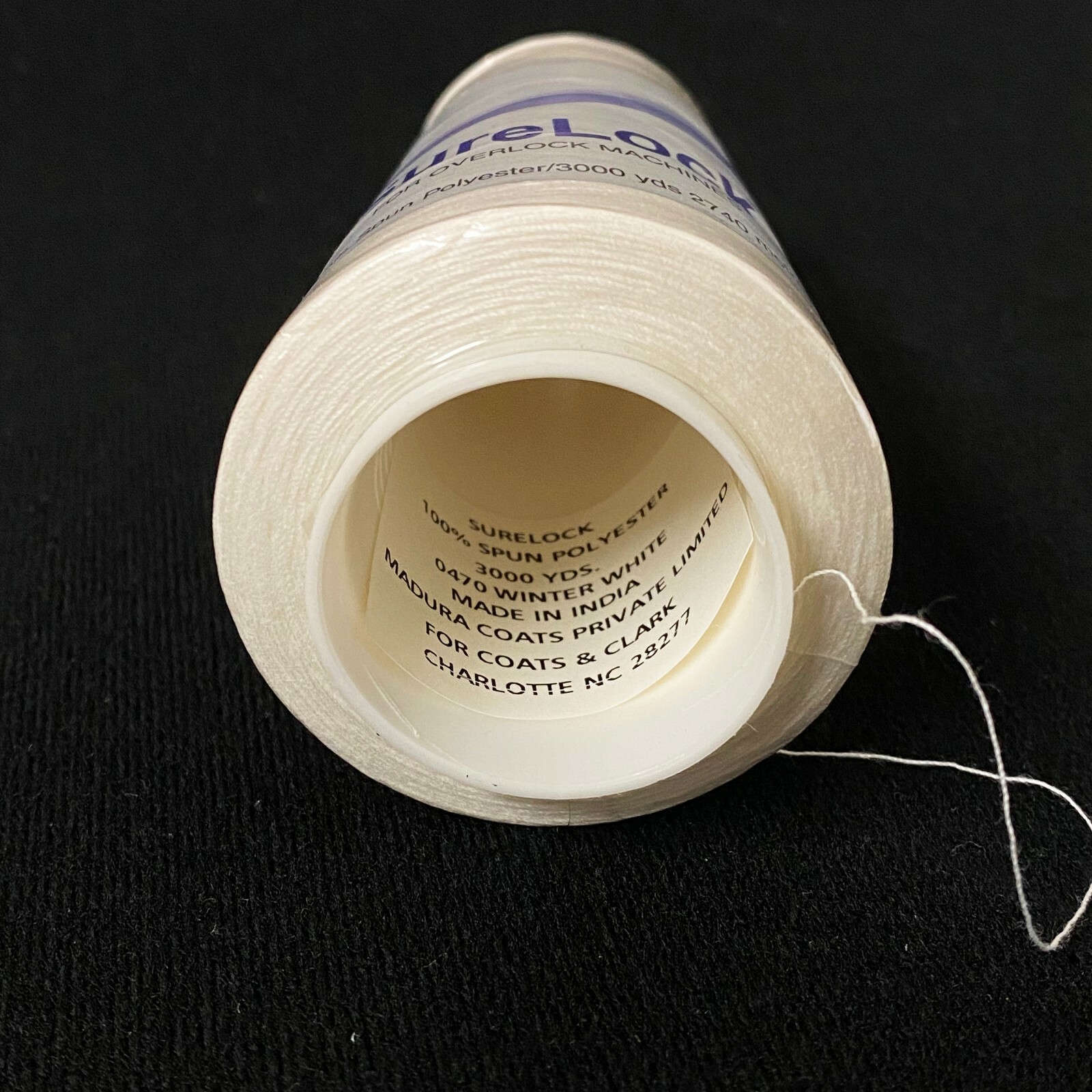 SureLock 100% Spun Polyester Thread for Overlock Machine 3000 yd Winter ...