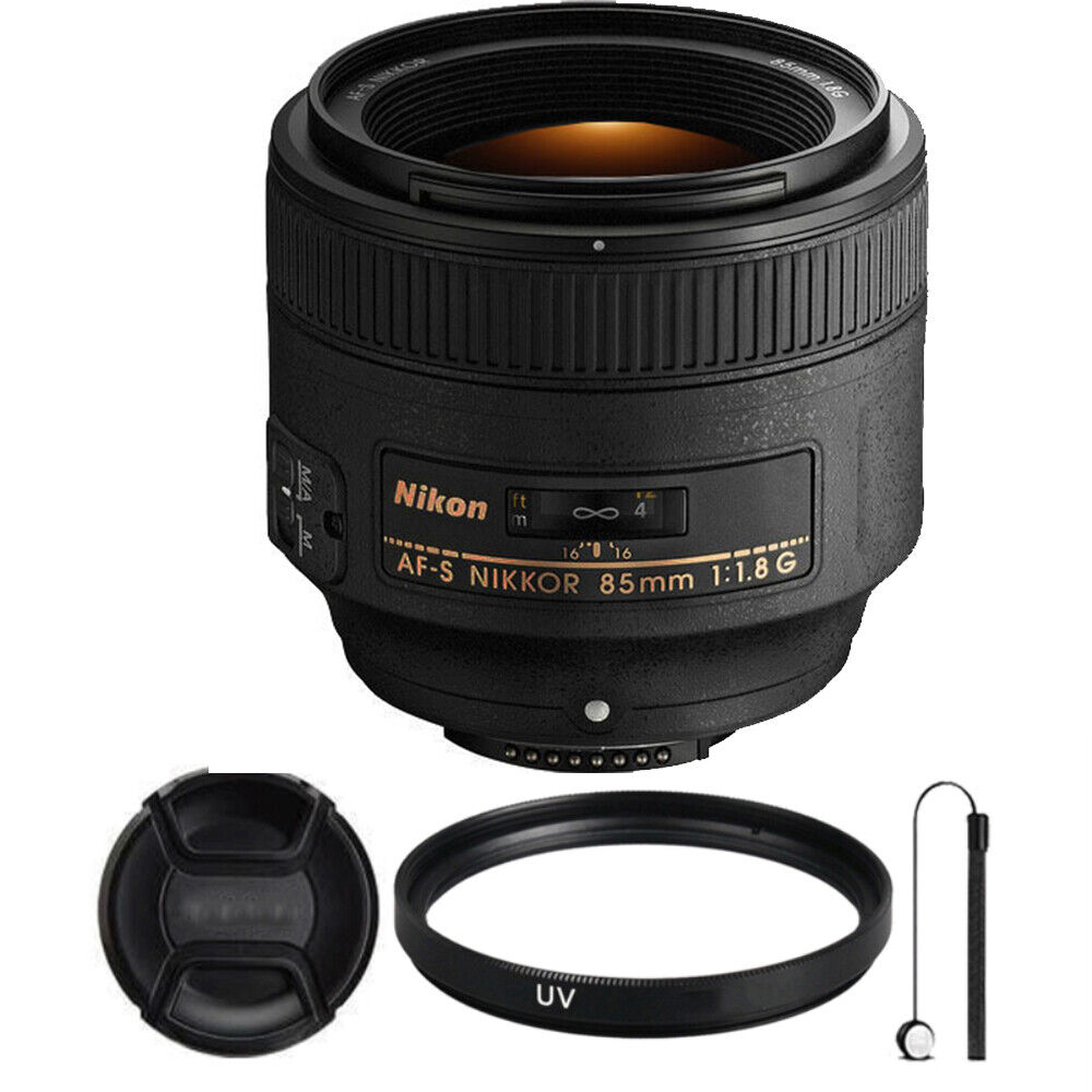 Espera un minuto Permanecer Monica Nikon AF-S Nikkor 85mm f/1.8G Nikkor Lens + accessories for Nikon DSLR  Cameras | eBay