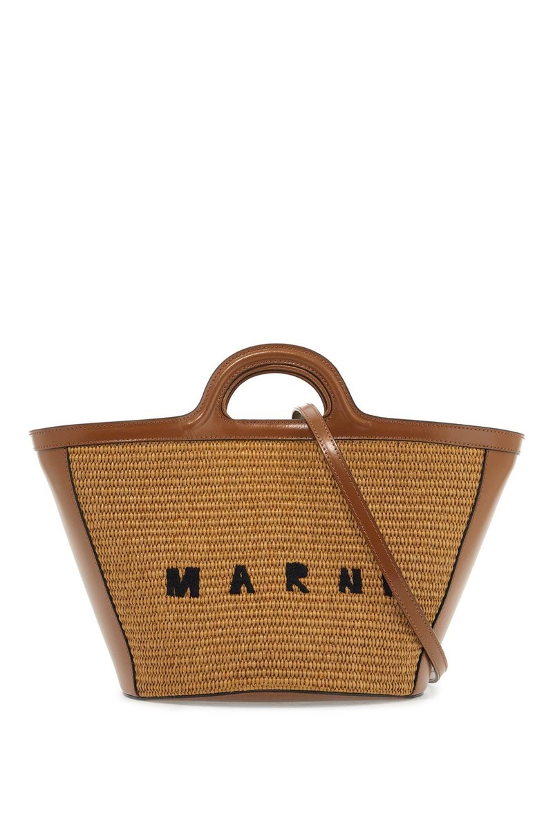 ハンドバッグ MARNI Woman Handbag Brown BMMP0068Q0P3860 00M50 MARNI Tropicalia small handbag Woman BMMP0068Q0P3860 00M50