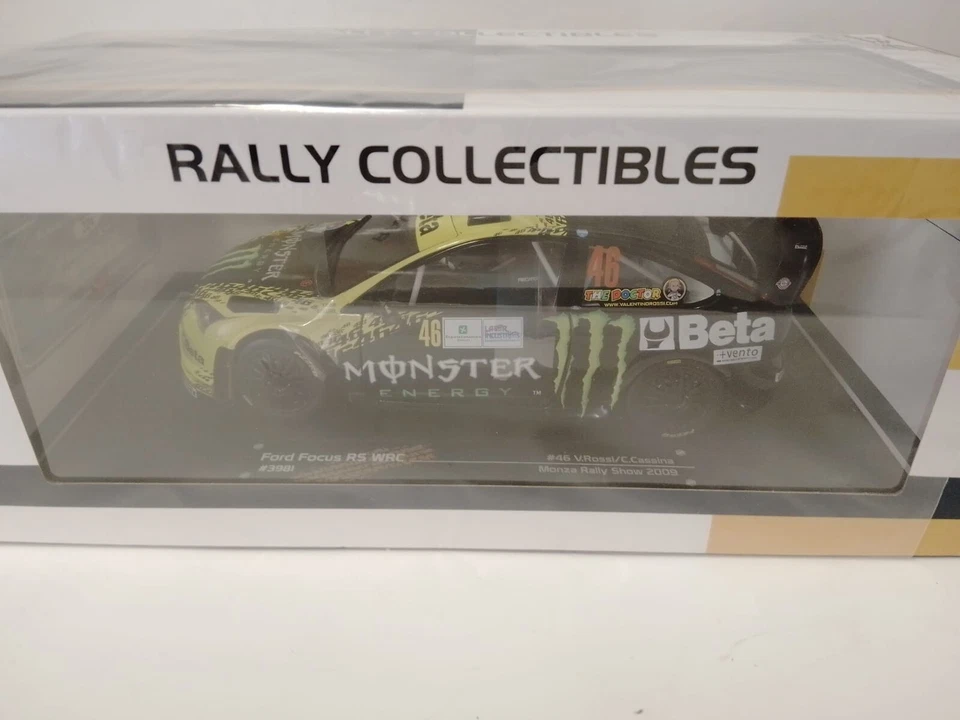 Sunstar Ford Focus RS WRC08 #46 Valentino Rossi Monza Rally Show 2009 1/18 3981 - Immagine 4 di 4