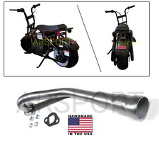 Center Exhaust Header 3 stage for TrailMaster Storm 200 Minibike, USA Made