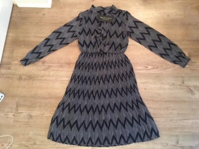 Evening Dress Size 12 by MELA LONDON Beautiful Fabric & Design BNWT