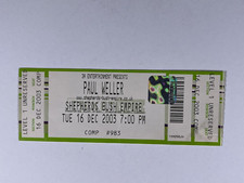 Paul Weller Ticket Complete Unused Original Shepherds Bush Empire 16th Dec 2003