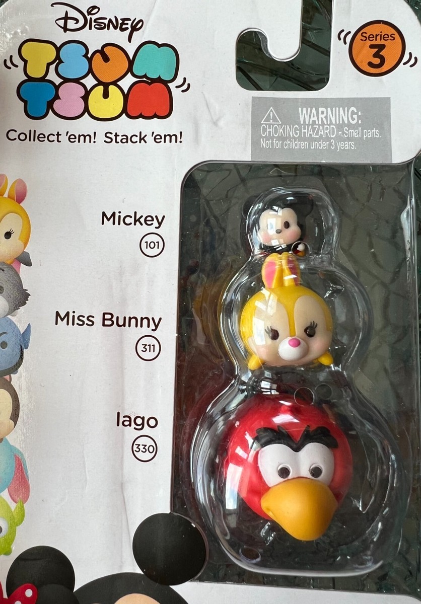 Disney Tsum Tsum Figures Two 3-Packs Series 3 NIP! Mickey Jessie