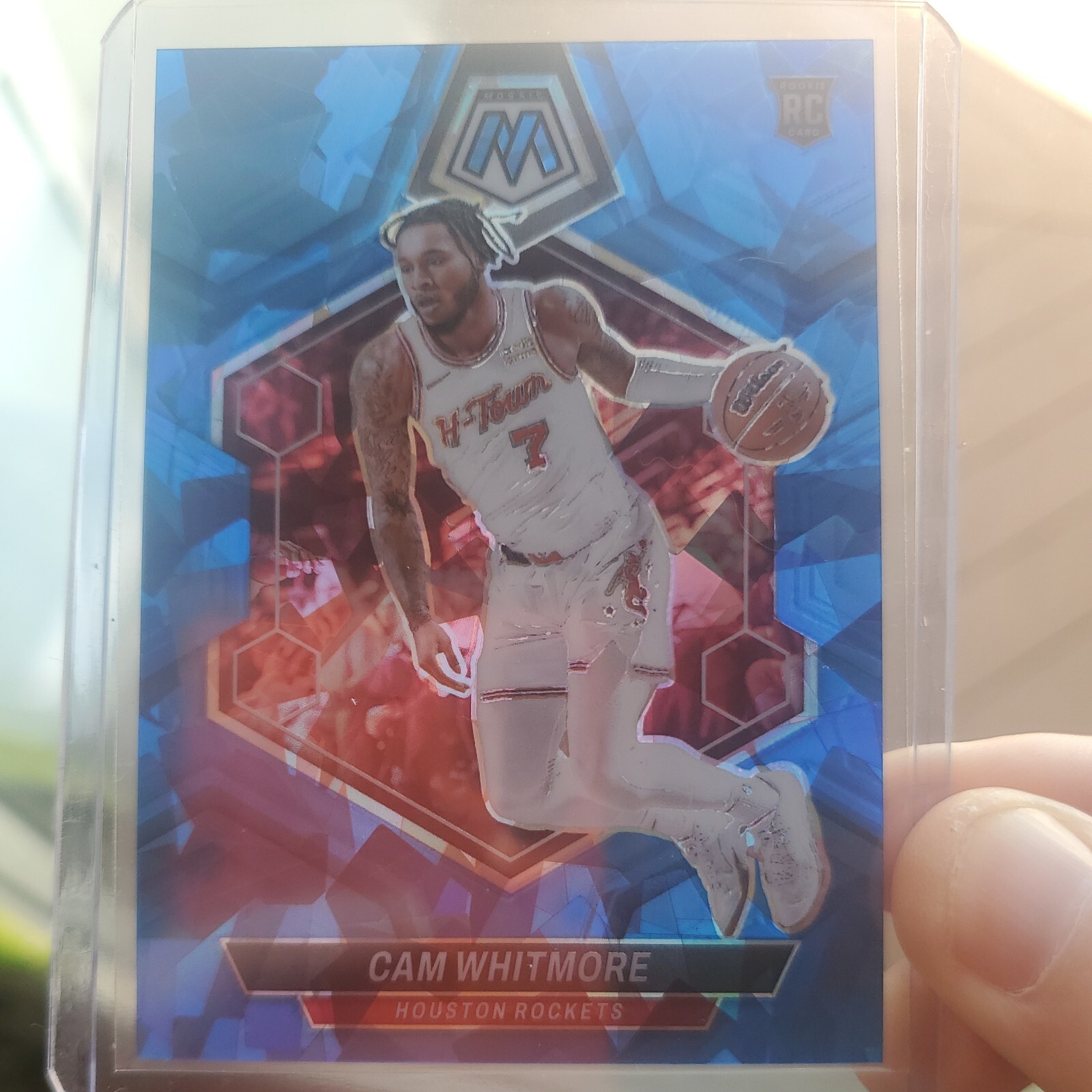 2023-24 Panini Mosaic Mosaic Ice #217 Cam Whitmore #/125