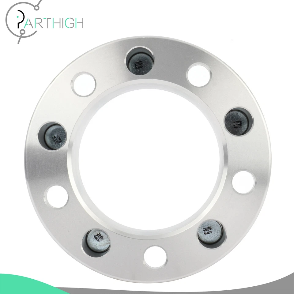 For Ford F-150 Jeep CJ5 CJ6 CJ7 5x5.5 Wheel Spacers (4) 2" Thick 1/2"x20 Studs - Image 2 of 4