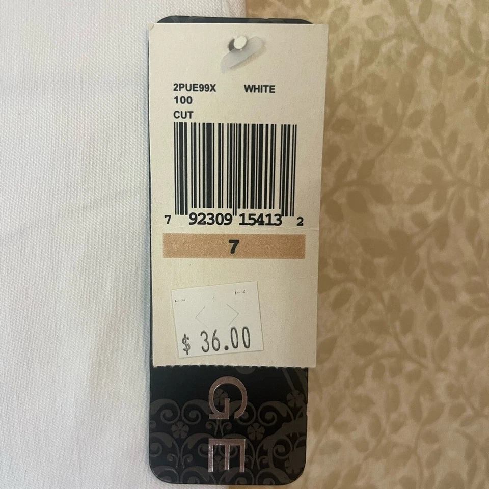 Pantalón capri Rampage blanco pierna ancha nuevo con etiquetas Foto 3 de 4