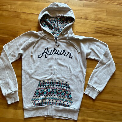 Auburn War Eagles Hoodie Sweatshirt Zip Up Size Medium NWOT