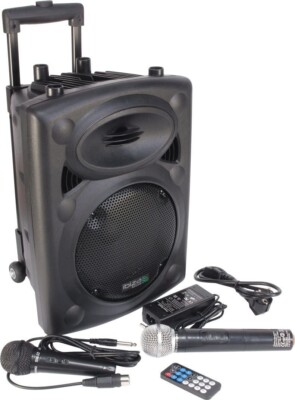 Ibiza Sound PORT8VHF-BT Portable PA Speaker System 5420047120076 UK
