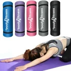 Yoga Mat 15mm Thick Roll Up Home Gym Workout  Exercise Fitness Pilates 180cm NBR