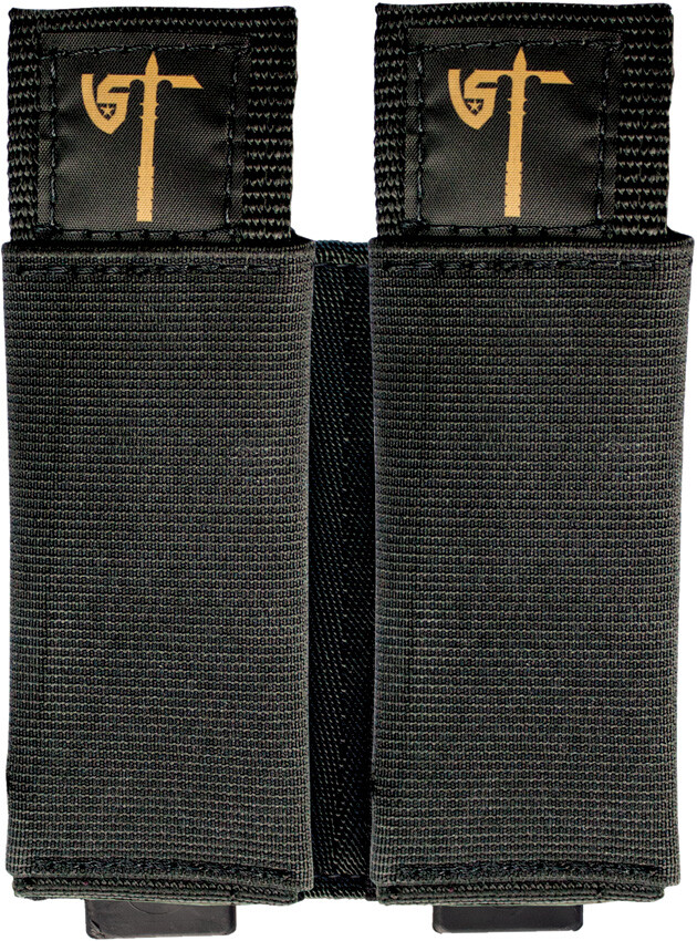 New United States Tactical Double Mag Pouch Black UST-MOL01901-image