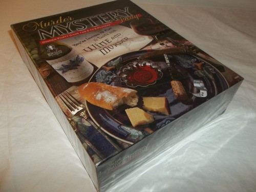 Vtg New Sealed Murder Mystery Dinner Party Game A Taste for Wine and Murder - Picture 9 of 13