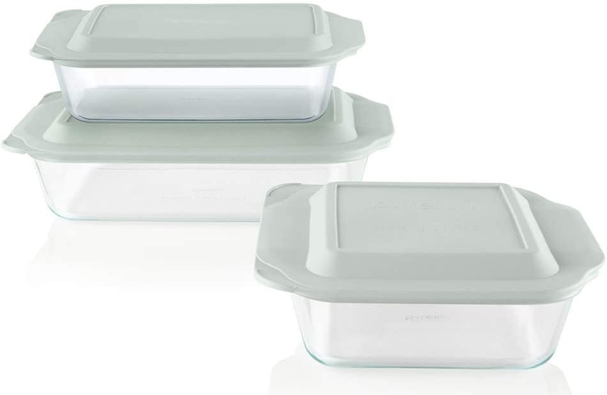 Pyrex Deep 3-Pack Glass Baking Dish Set (9
