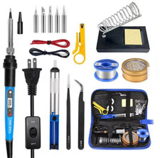 80W Electric Soldering Iron Welding Gun Tool Kit Solder Wire Desoldering Pump
