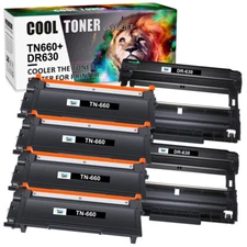 DR630 Drum TN660 Toner Compatible With Brother MFC-L2680W DCP-L2520DW L2540 Lot