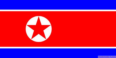 NORDKOREA 18'' x 12'' FAHNE geeignet für Boote Wohnwagen Baumhäuser Fahnen