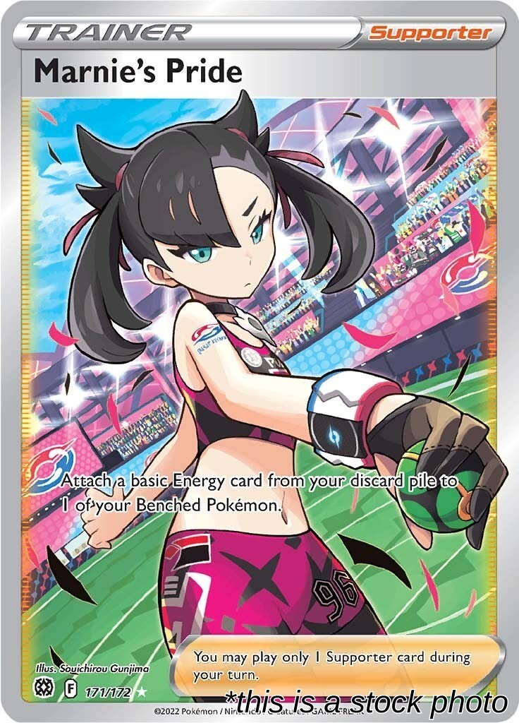 Marnie's Pride (Full Art) Holofoil 171/172 NM Souichirou Gunjima Pokemon EN H17