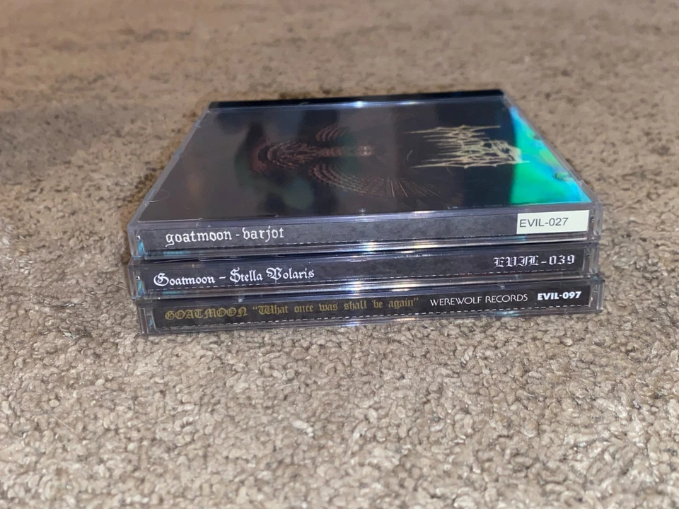 Lot of 3 GOATMOON CDs - 'What Once Was Shall Be Again' 'Stella Polaris' 'Varjot' Foto 3 de 3