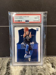 PSA 10 Luka Doncic Rookie 2018 Panini Threads #181