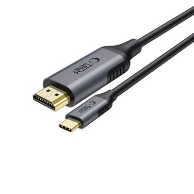 TECH-PROTECT USB-C AUF HDMI 2.0 KABEL 4K 60HZ 180CM FÜR TV COMPUTER MONITOR