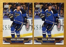 2013-14 Upper Deck Lot Of 2 Patrik Berglund St. Louis Blues NM