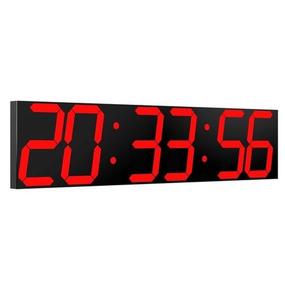 Digital Wall Clock, Oversize Digital Clock Large Display with Auto Dimmer, Hu...