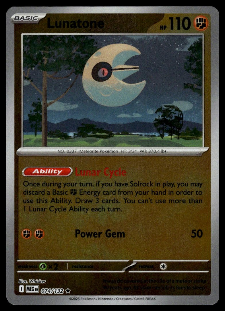 ME01: Mega Evolution #074/132 Lunatone