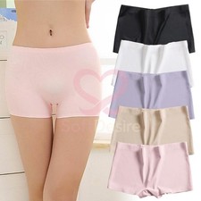 5 Pack Lot Women Seamless Boyshorts Boxer Safety Shorts Panties Underwear Briefs