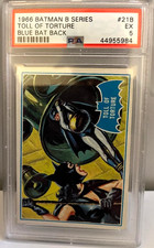 1966 Topps Batman B Series Blue Bat Trading Cards 17