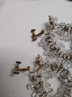 MIRIAM HASKELL VINTAGE Crystal Glass Chandelier Earrings SIGNED  — photo 10
