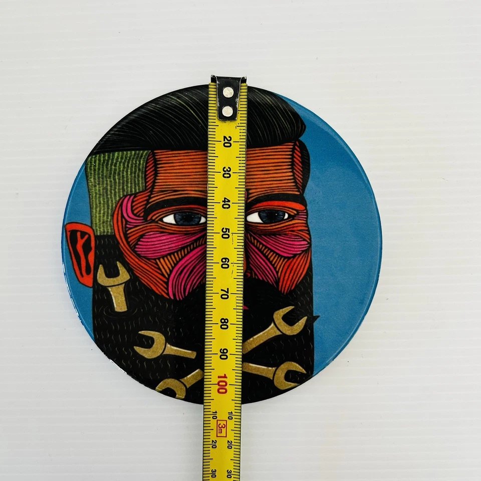 Maxwell & Williams Mulga The Artist Coaster Set de 4 Rondas Colorido Pop Art Foto 4 de 4