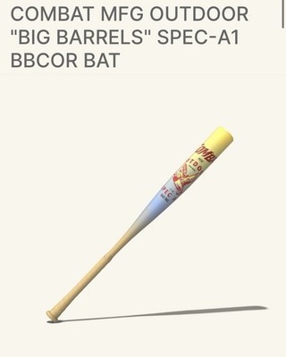 32/29 Combat MFG Spec A1 Sandstorm Anniversary BBCOR Bat 2025 LE /1029
